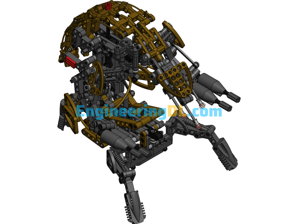 Lego Star Wars Imperial Destroyer SolidWorks, 3D Exported Free Download