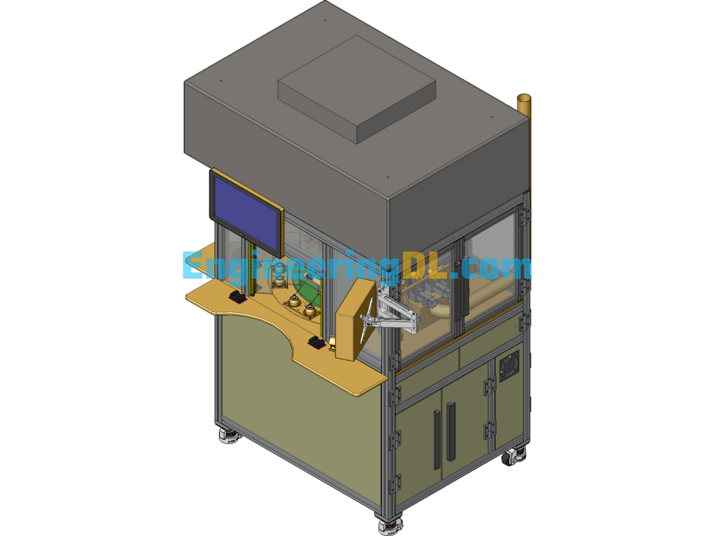 Carbon Dioxide Cleaning And Testing Equipment SolidWorks Free Download