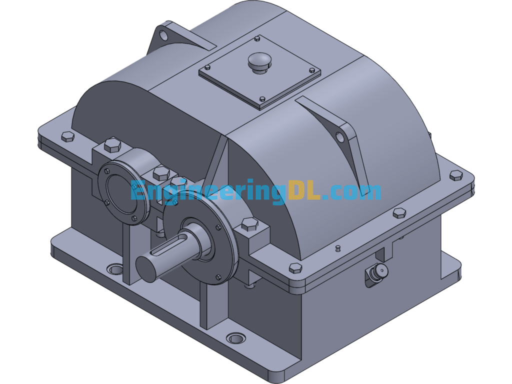 Secondary Reducer SolidWorks Free Download