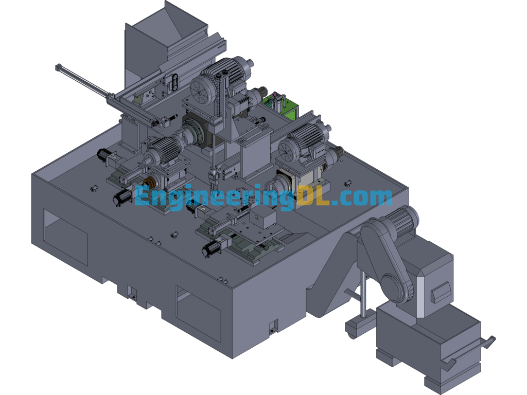 Product Processing Machine SolidWorks, 3D Exported Free Download