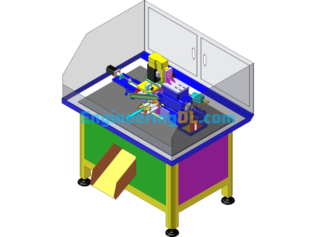 Instrument Lathe SolidWorks, 3D Exported Free Download