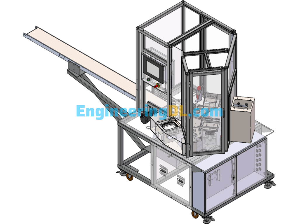 Casual Food Packaging Machine (Automatic Snack Packaging Equipment) SolidWorks Free Download