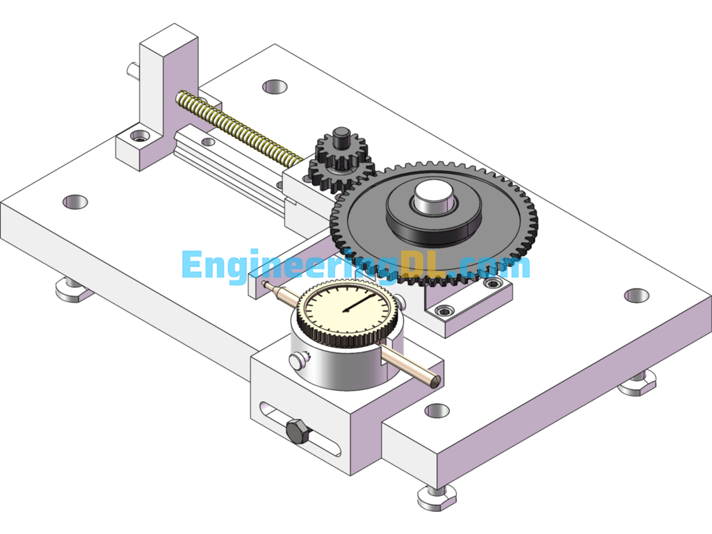 Transmission Gear Meshing Inspection Tool SolidWorks Free Download