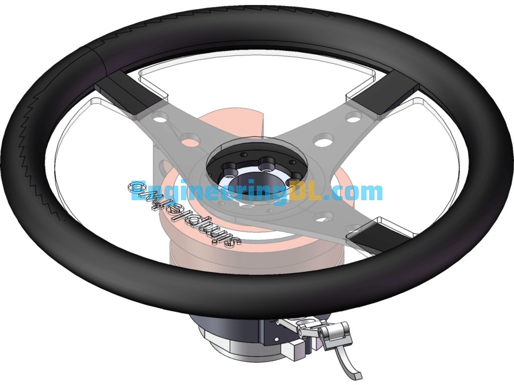 Sensor Steering Wheel (SolidWorks, UGNX), 3D Exported Free Download