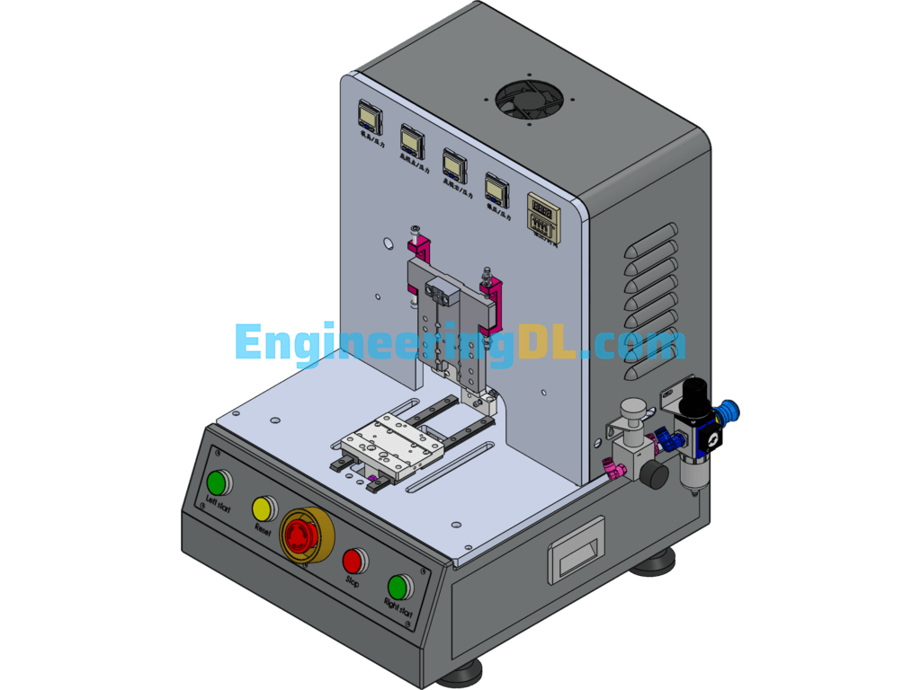 General Equipment For Holding Fixtures (Including DFM) SolidWorks, 3D Exported Free Download