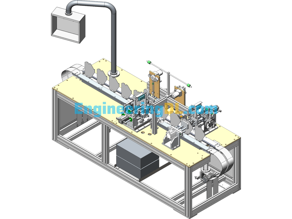 Revised N95 Earband Soldering Machine 3D + Engineering Drawings + Bom List SolidWorks, AutoCAD Free Download