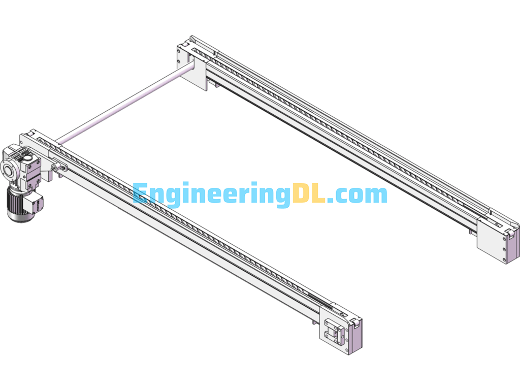 Multiplier Chain Conveyor Line SolidWorks Free Download