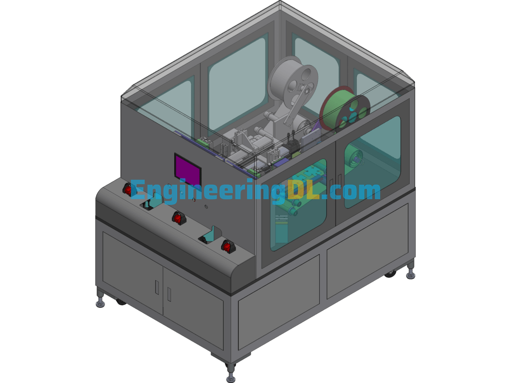 Charger Casing Lamination Equipment SolidWorks Free Download