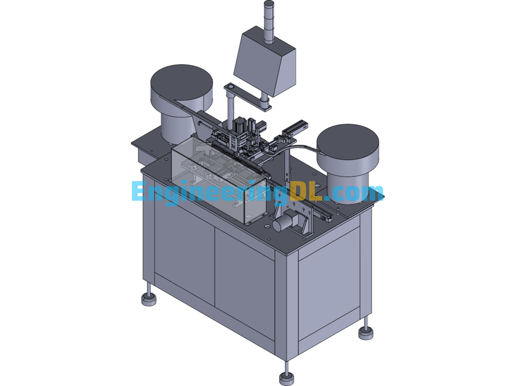 Fiber Optic Connector Assembly Machine SolidWorks Free Download