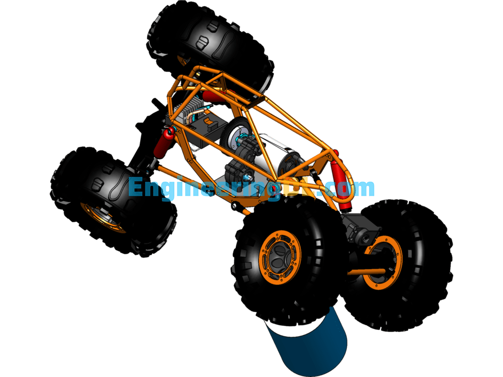 All Terrain Vehicle SolidWorks, 3D Exported Free Download
