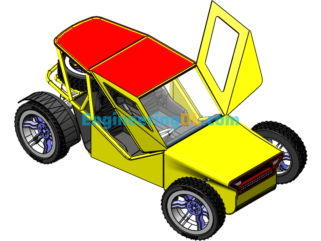 Brand New Off-Road Steel Pipe Car SolidWorks Free Download