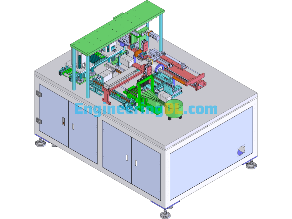 Fully Automatic Magnetizing Machine (With DFM) SolidWorks, 3D Exported Free Download