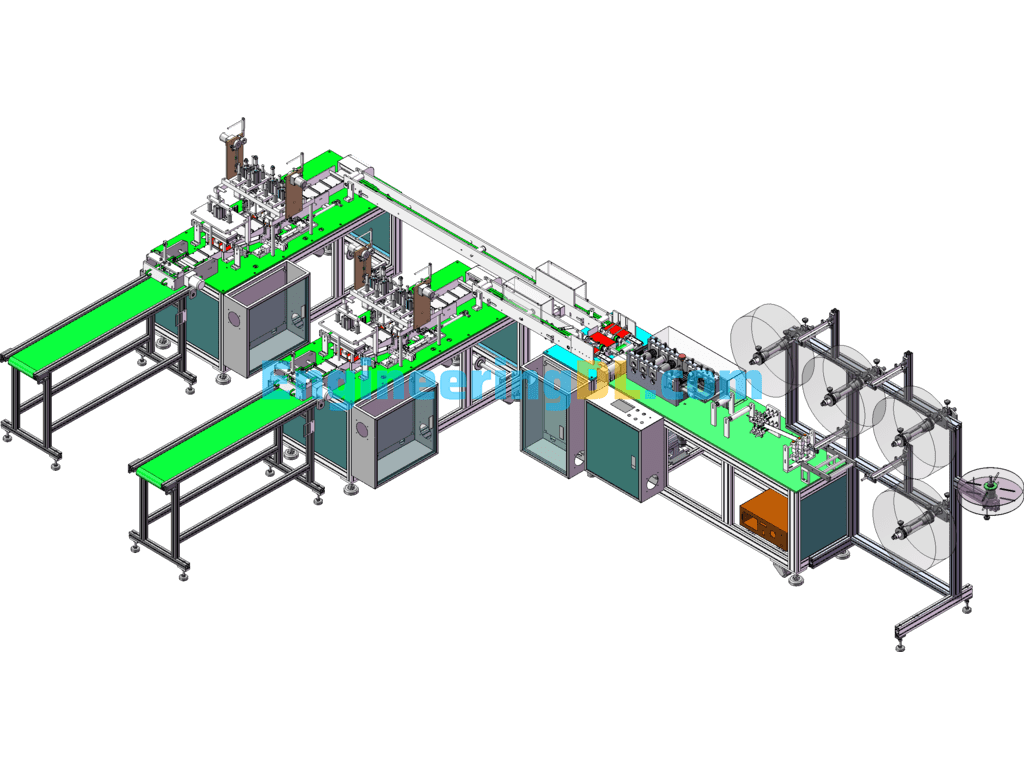 Automatic Mouthpiece Machine SolidWorks Mouthpiece Machine Drawings (3D + 2D + BOM Detailed Full) Automatic Plane One Tow Two Mouthpiece Machine SolidWorks Free Download