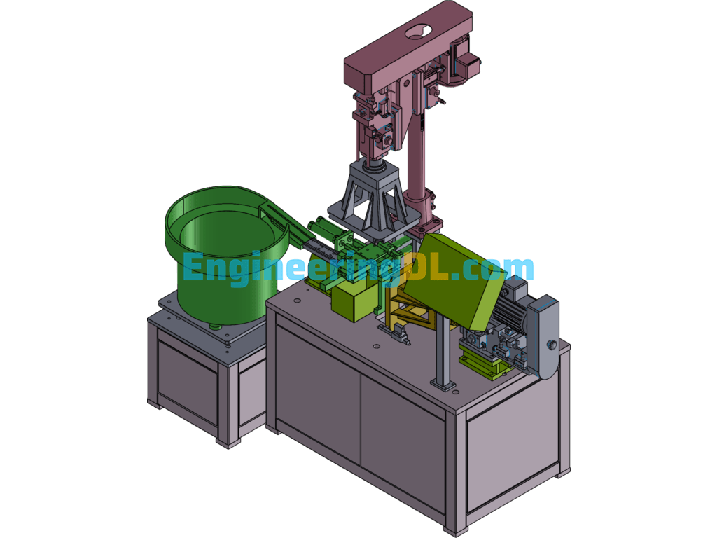 Automatic Tapping Machine SolidWorks Free Download