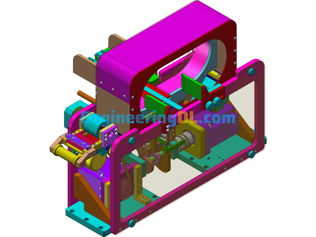 Automatic Bunching Machine - Tying Machine SolidWorks Free Download