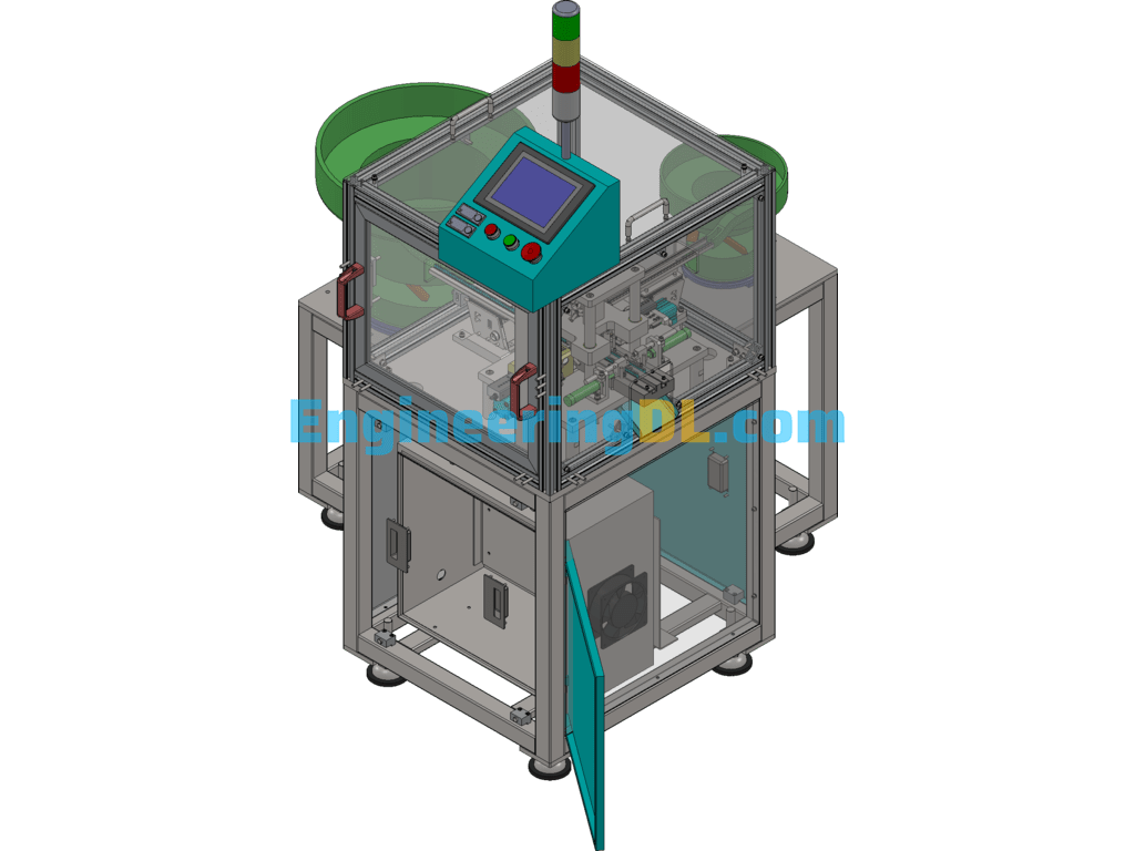 Automatic Air Nozzle Assembly Machine (Complete Set Of Drawings) SolidWorks Free Download