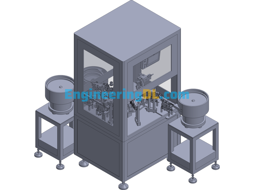 Automatic Faucet External Parts Assembly Machine 3D Exported Free Download