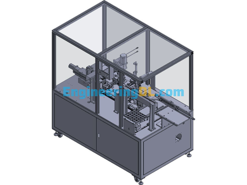 Automatic Wire Solder Machine 3D Exported Free Download