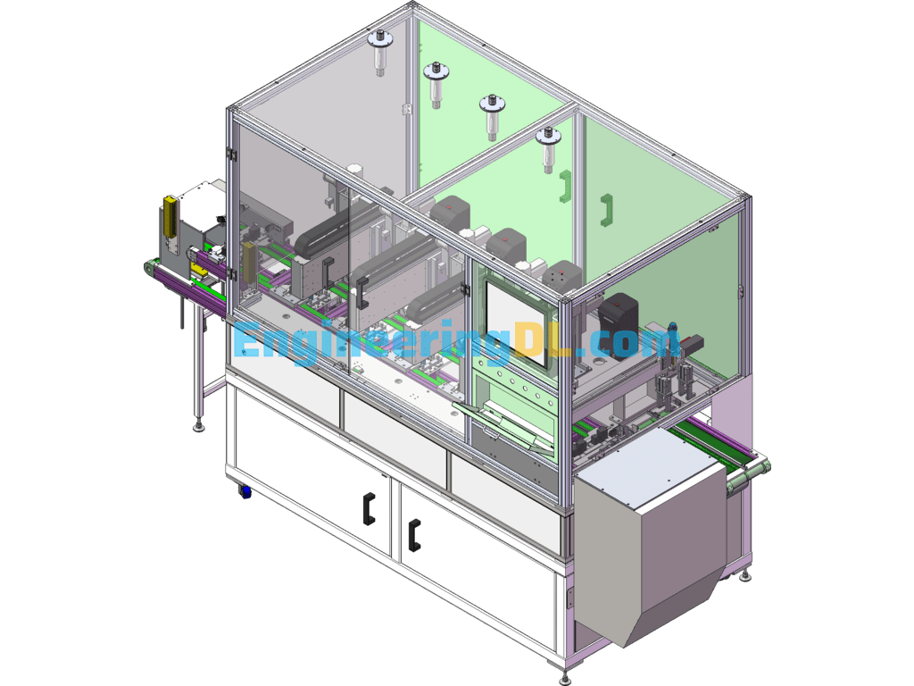 Automatic Soldering Machine (Practical Non-Standard Automation Machine) SolidWorks Free Download