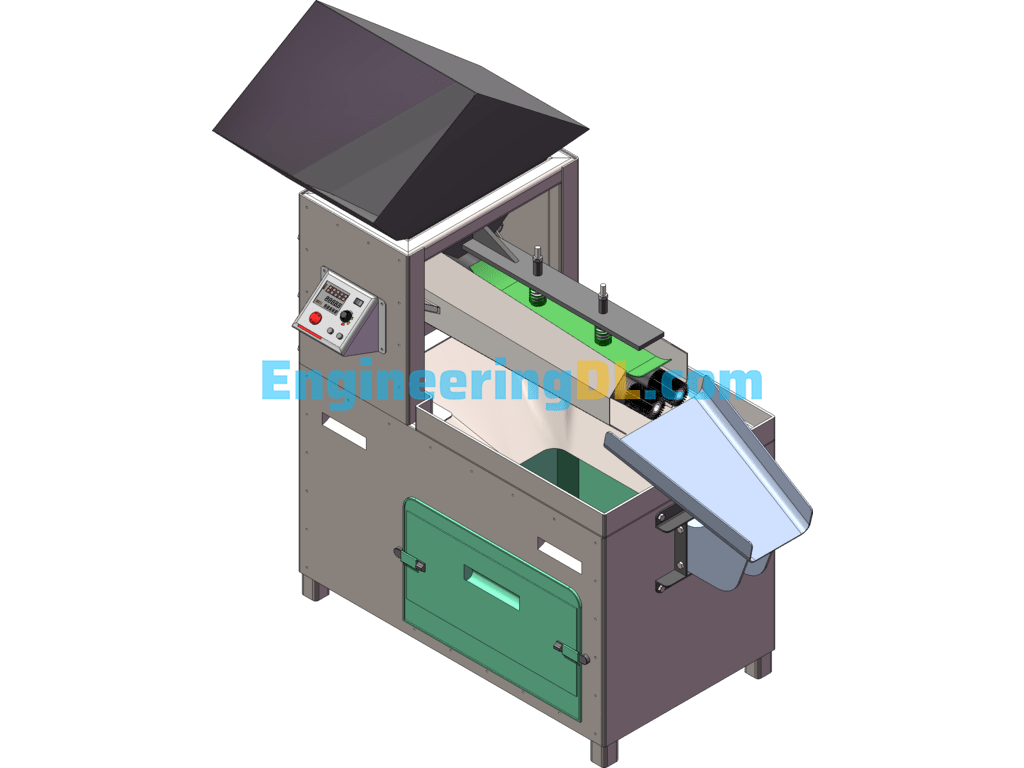 Automatic Red Date De-Pinning Machine (First Prize Work, Already Made In Kind) 3D Model + PPT + Video SolidWorks, 3D Exported Free Download