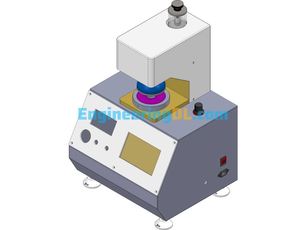 Automatic Carton And Cardboard Breakage Tester SolidWorks Free Download
