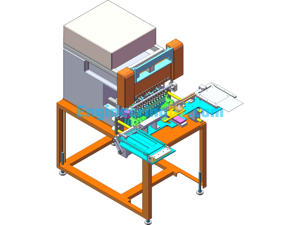 Automatic Winding Machine (Automatic Loading And Unloading) SolidWorks Free Download