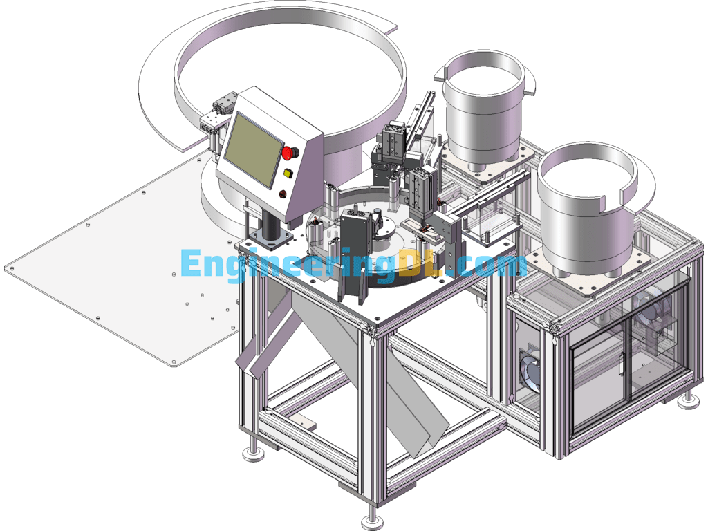 Automatic Hose Assembly Machine SolidWorks Free Download