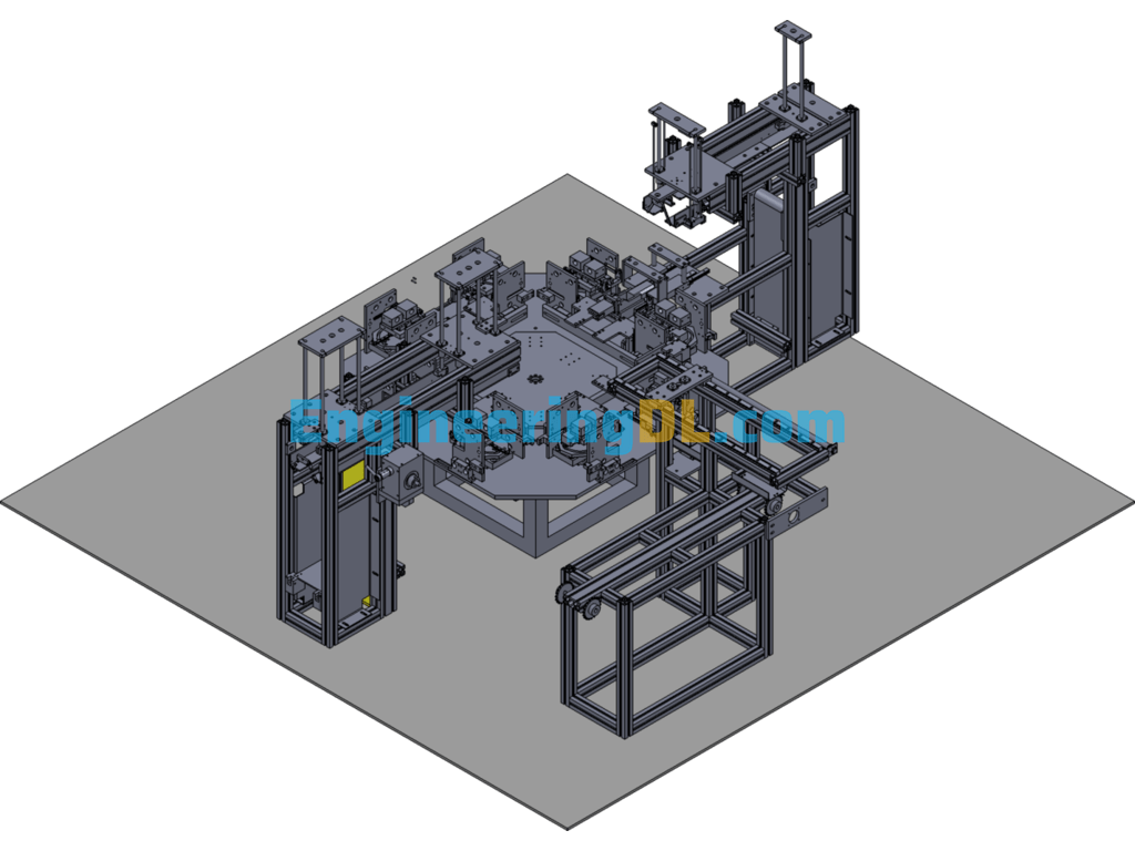 Automatic Jump Rope Packing Machine SolidWorks Free Download