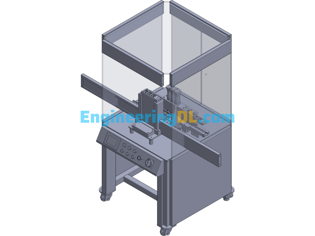 Bull Socket Automatic Assembly Machine 3D Exported Free Download