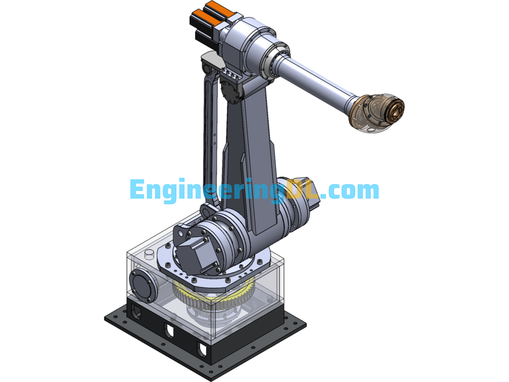 Six-Axis Hollow Robot SolidWorks Free Download