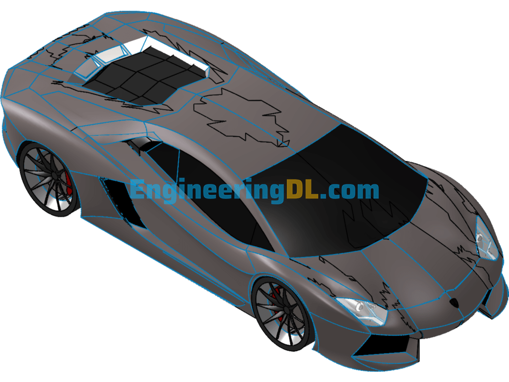 Lamborghini Limousine SolidWorks Free Download
