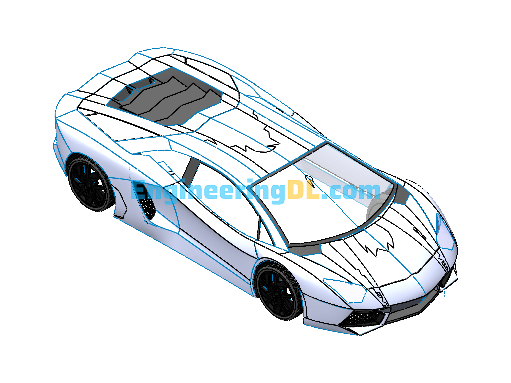 Lamborghini Body Shell SolidWorks Free Download