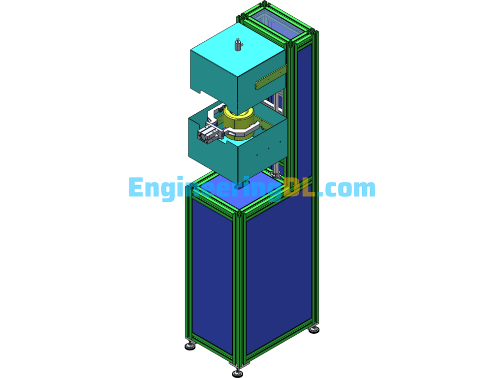 Stamped Oil Injection Device SolidWorks Free Download