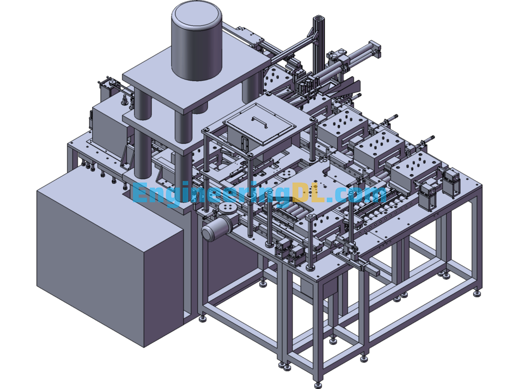 Stamping Automatic Production Line SolidWorks Free Download