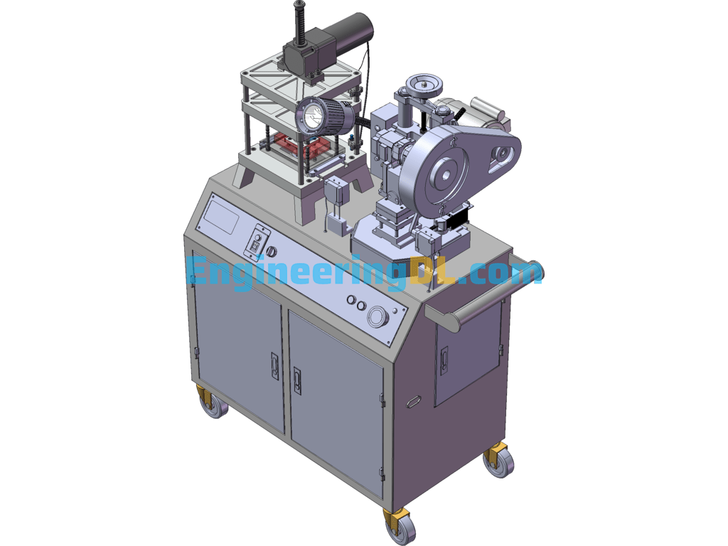 Punch Presses SolidWorks, 3D Exported Free Download