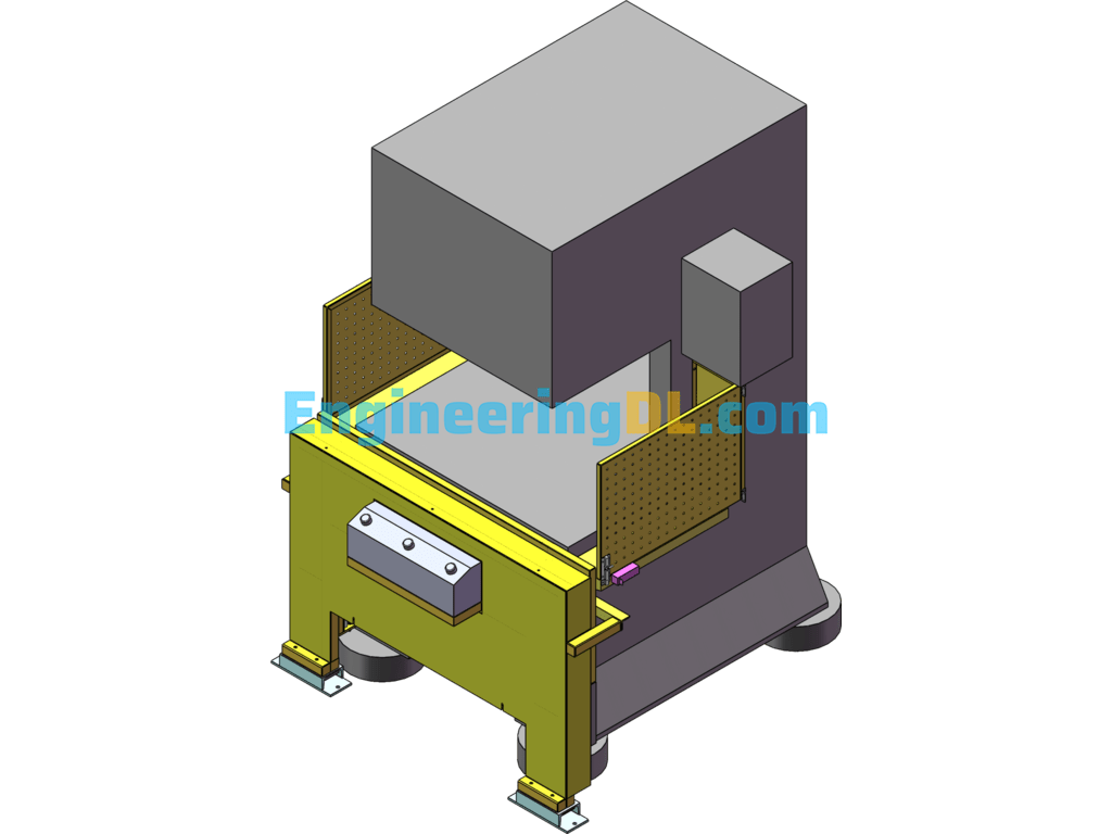 Automatic Safety Guards For Presses SolidWorks, 3D Exported Free Download