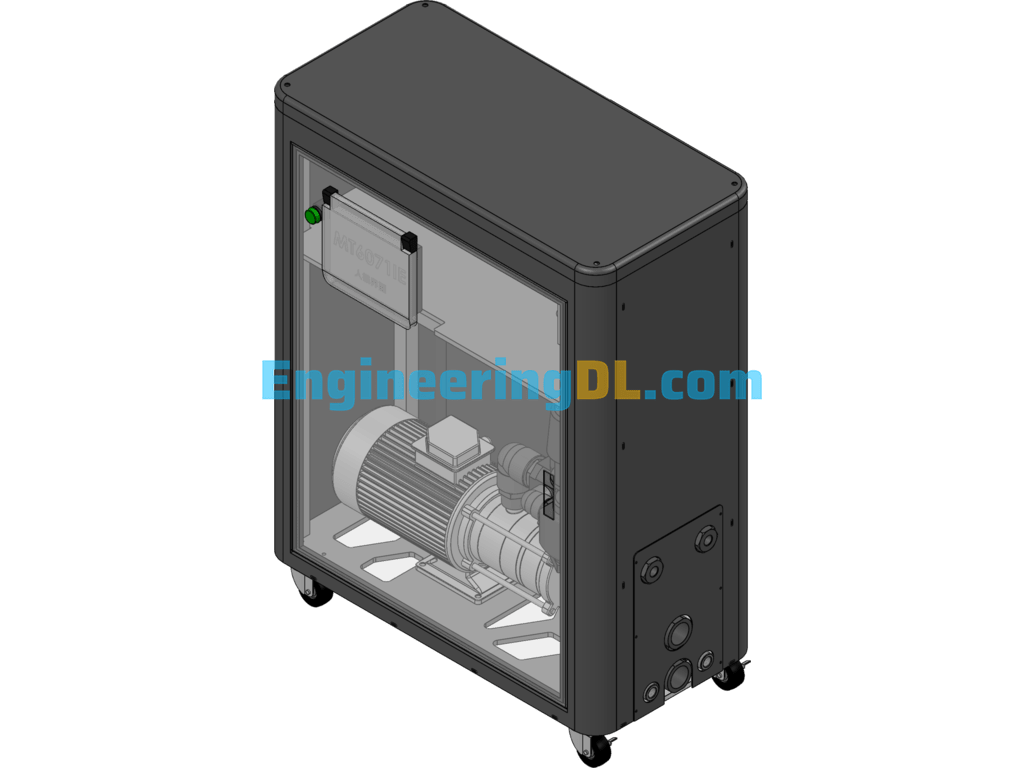 Cooling Machine 3D Model SolidWorks Free Download