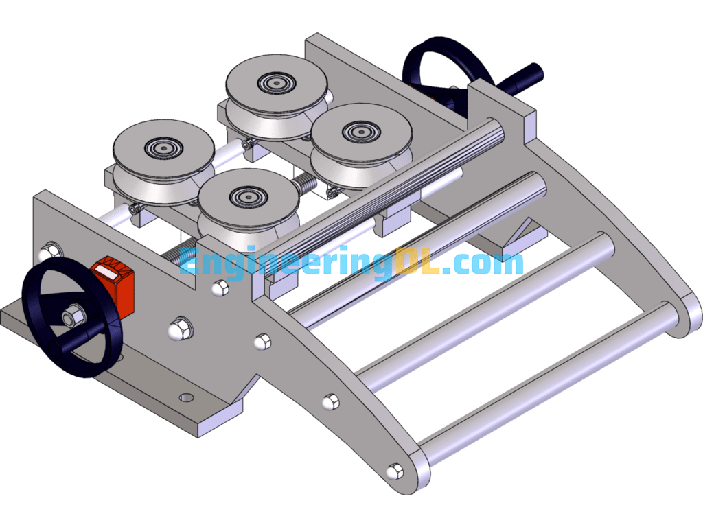 Cold Bending Equipment Feeding Device SolidWorks Free Download