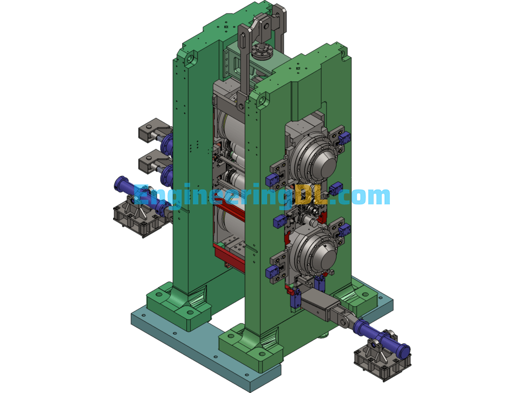 Cold Rolling Mill SolidWorks Free Download