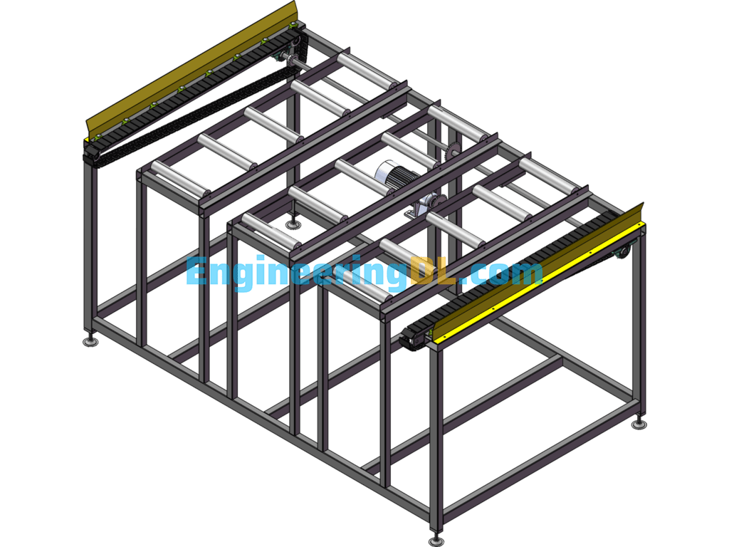 Cool Board Line - Out Board Rack SolidWorks, 3D Exported Free Download