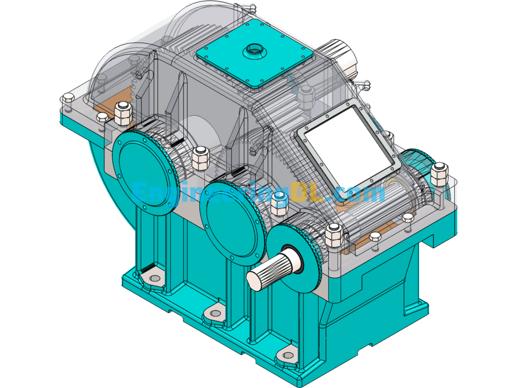 Reduction Gearboxes - Essential For University Course Design SolidWorks Free Download