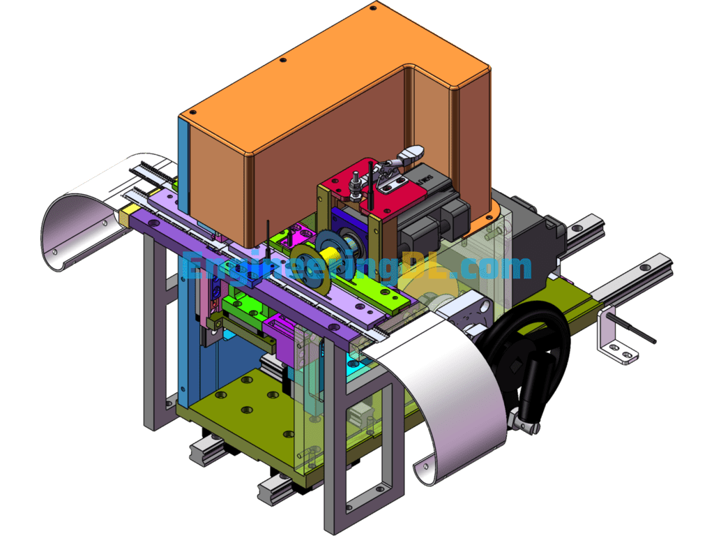 Cam Bending Machine, Cam Bending Die Set Mechanism SolidWorks Free Download