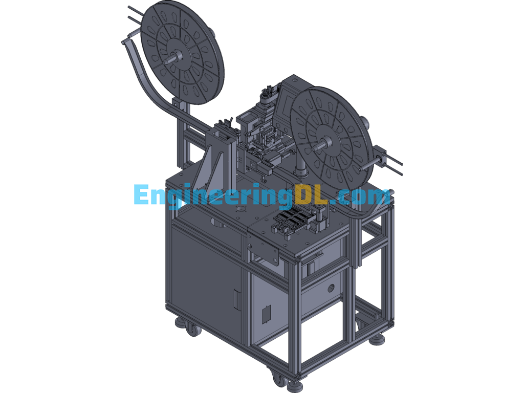 Cam Pinning Machine, Cam Pinning Machine 3D Exported Free Download