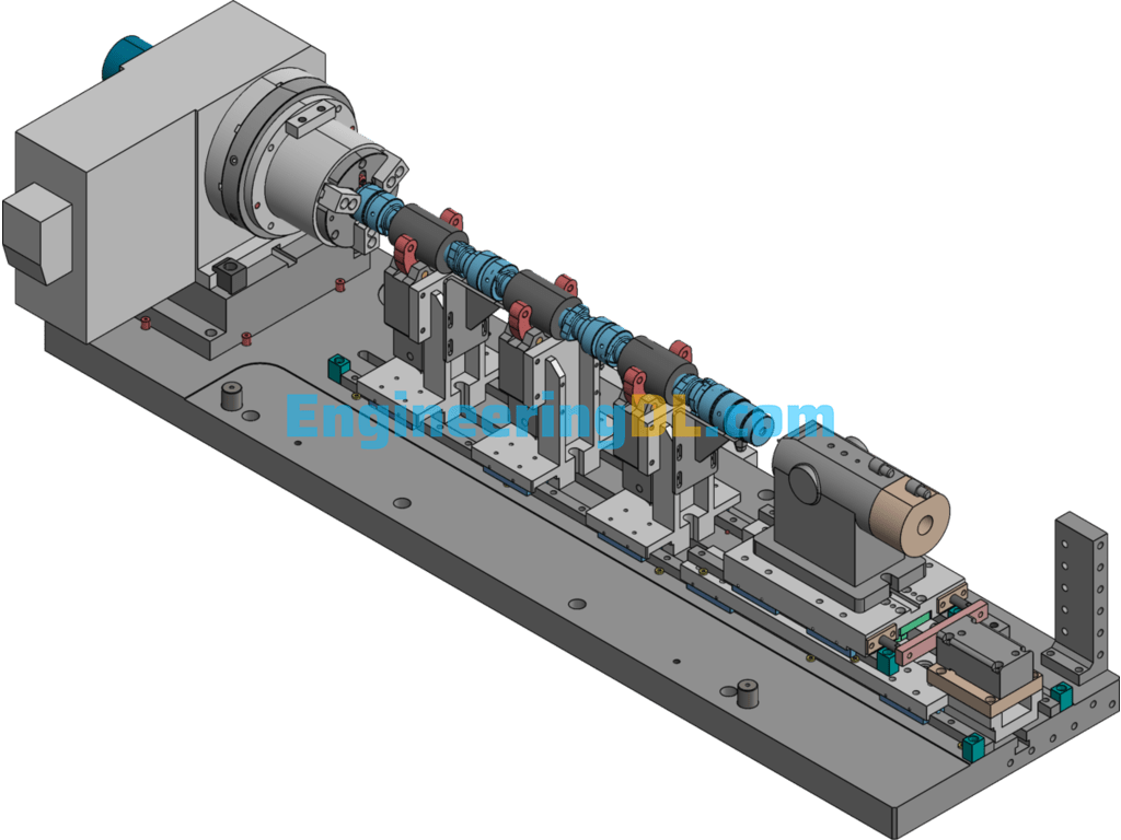Camshaft Jig Assembly Drawing SolidWorks, 3D Exported Free Download
