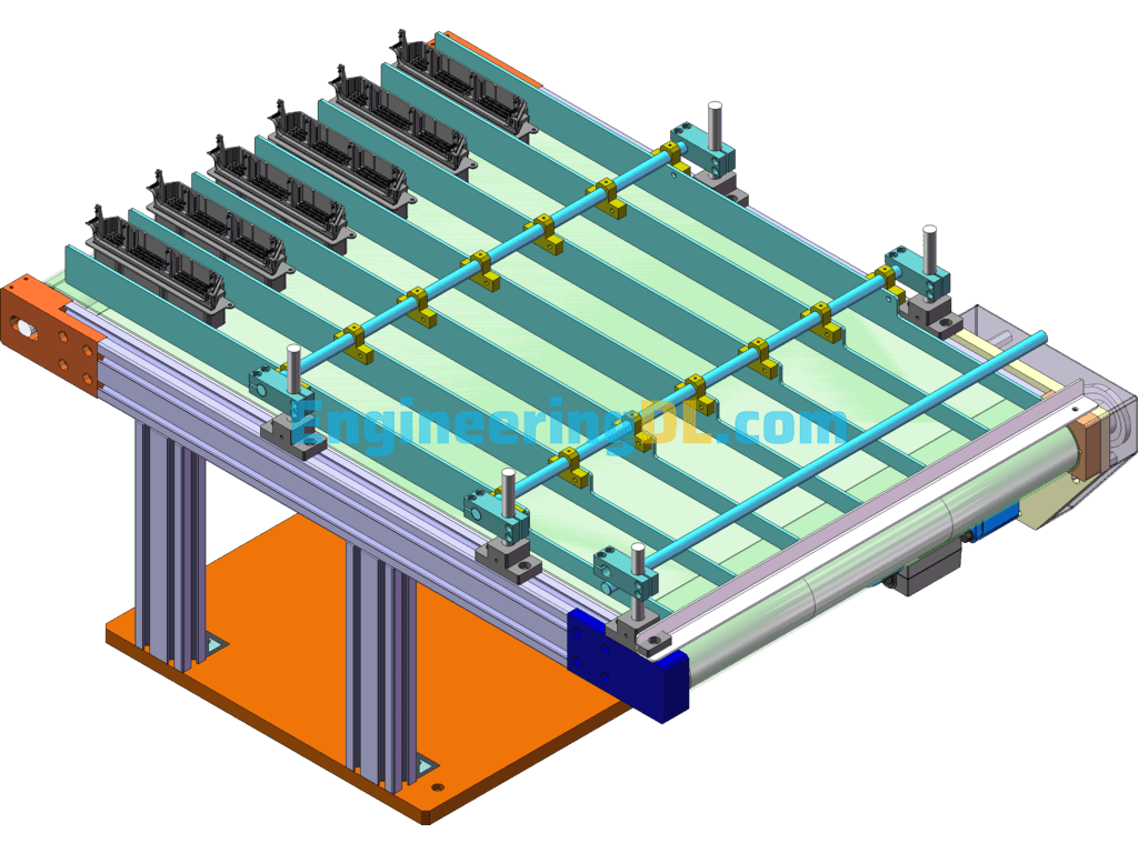 Divided Belt Conveyors SolidWorks Free Download