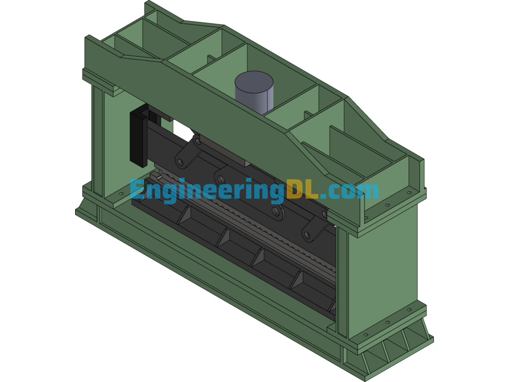 3D Drawing Of Cutting Machine SolidWorks Free Download