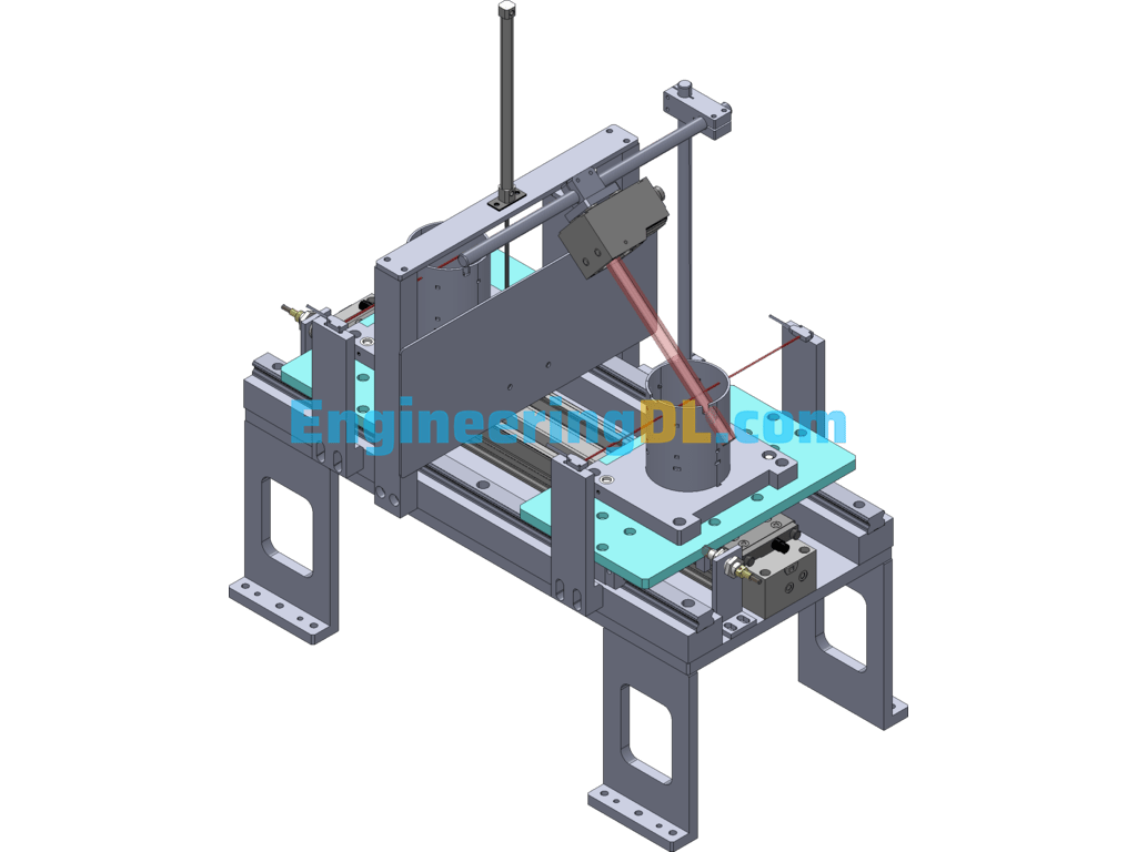 Engraving Machine Handling Machine SolidWorks, 3D Exported Free Download