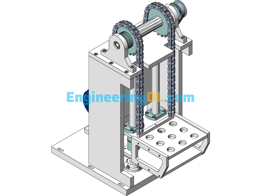 Lifting Mechanism SolidWorks Free Download