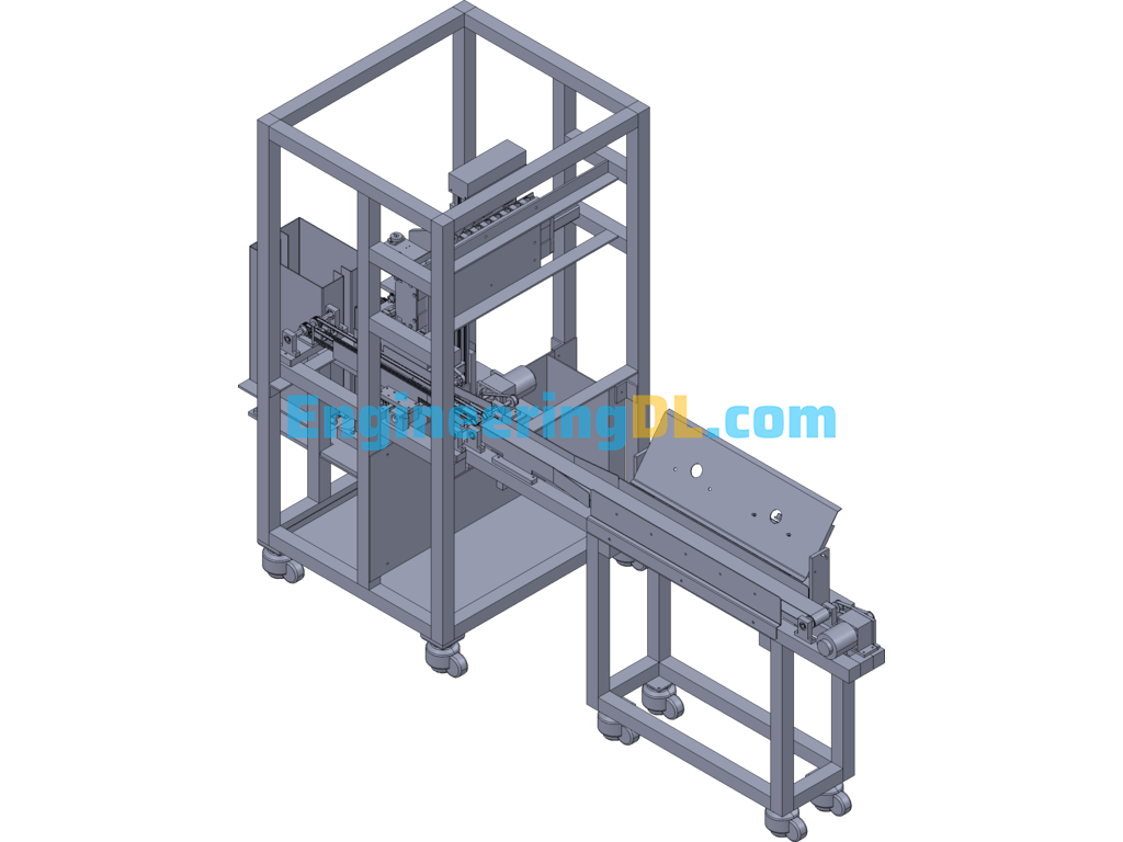 Semiconductor Circuit Board Loading And Unloading Equipment 3D Exported Free Download