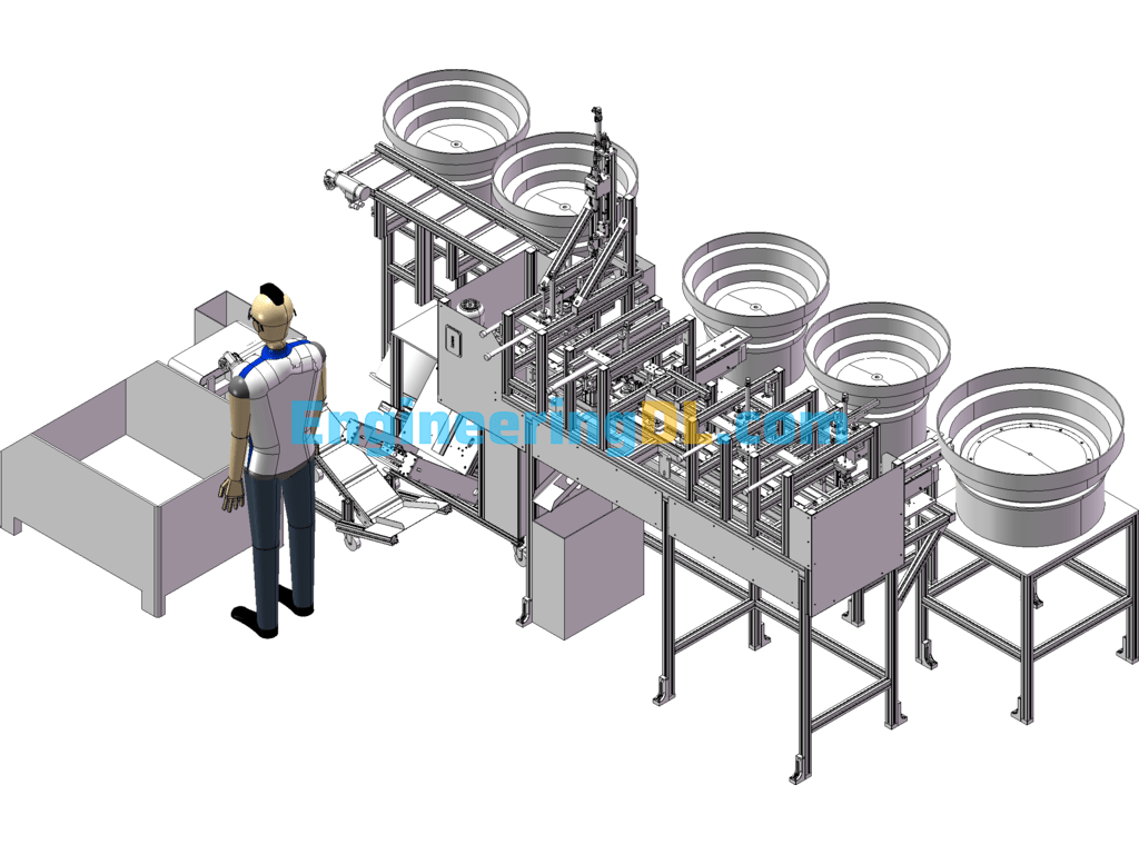 Semiconductor Industry All-In-One Equipment (Loading, Assembly And Other Automation Equipment) SolidWorks Free Download